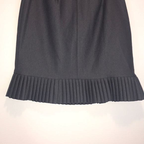 Levine Classics Gray Pleated Lined Skirt - Picture 6 of 8